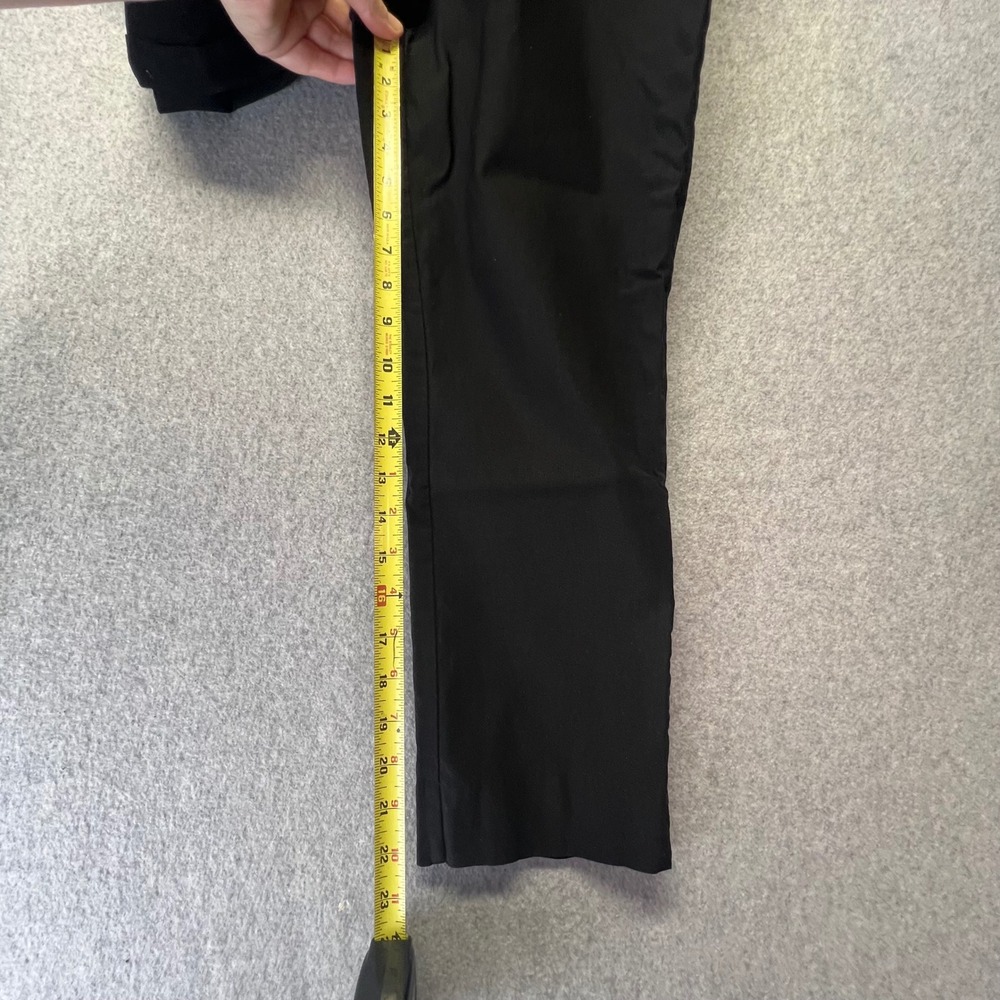 Chicos Black Straight Leg Pull On Pants Size 2.5 Women L 14 Comfort Stretch - Picture 5 of 11